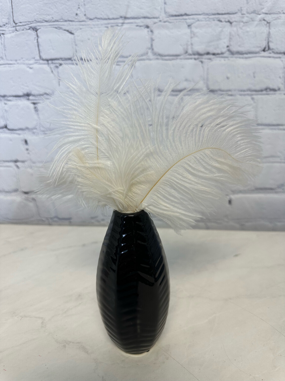 Black Teardrop Vase