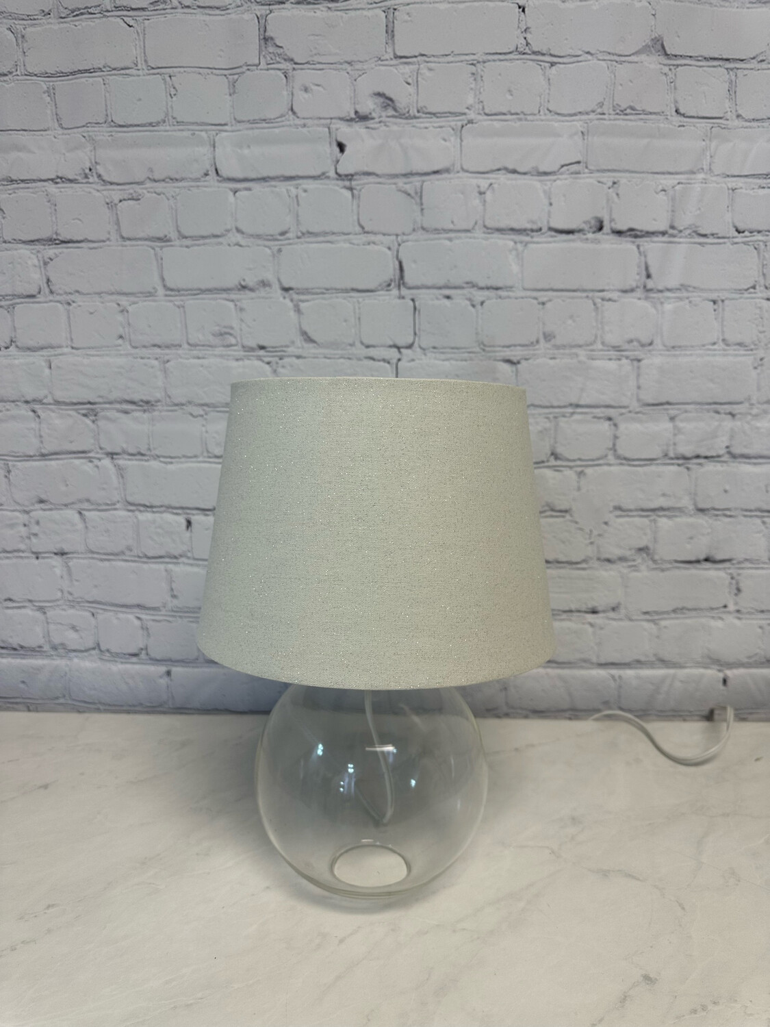Clear Glass Ball Lamp