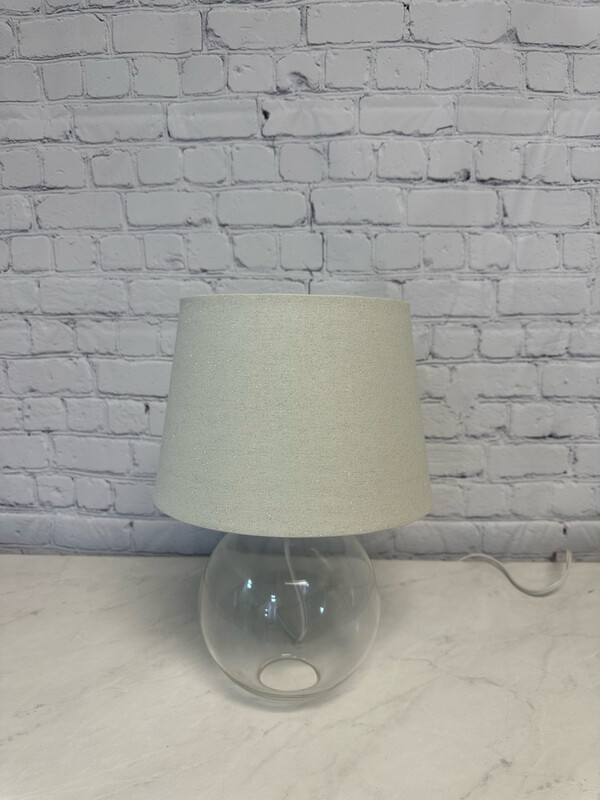 Clear Glass Ball Lamp