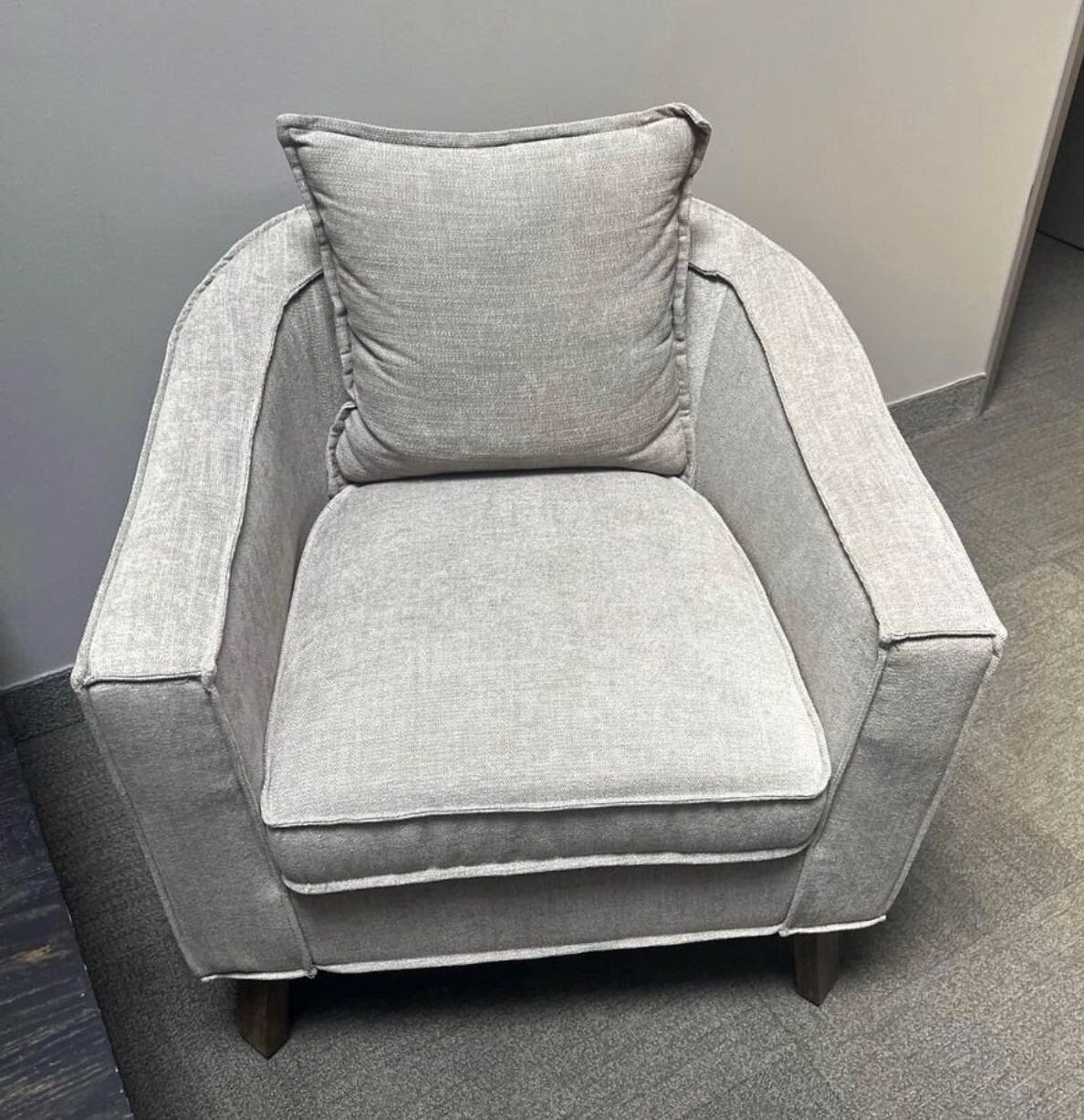 Light Greige Accent Chair - Set Of 2