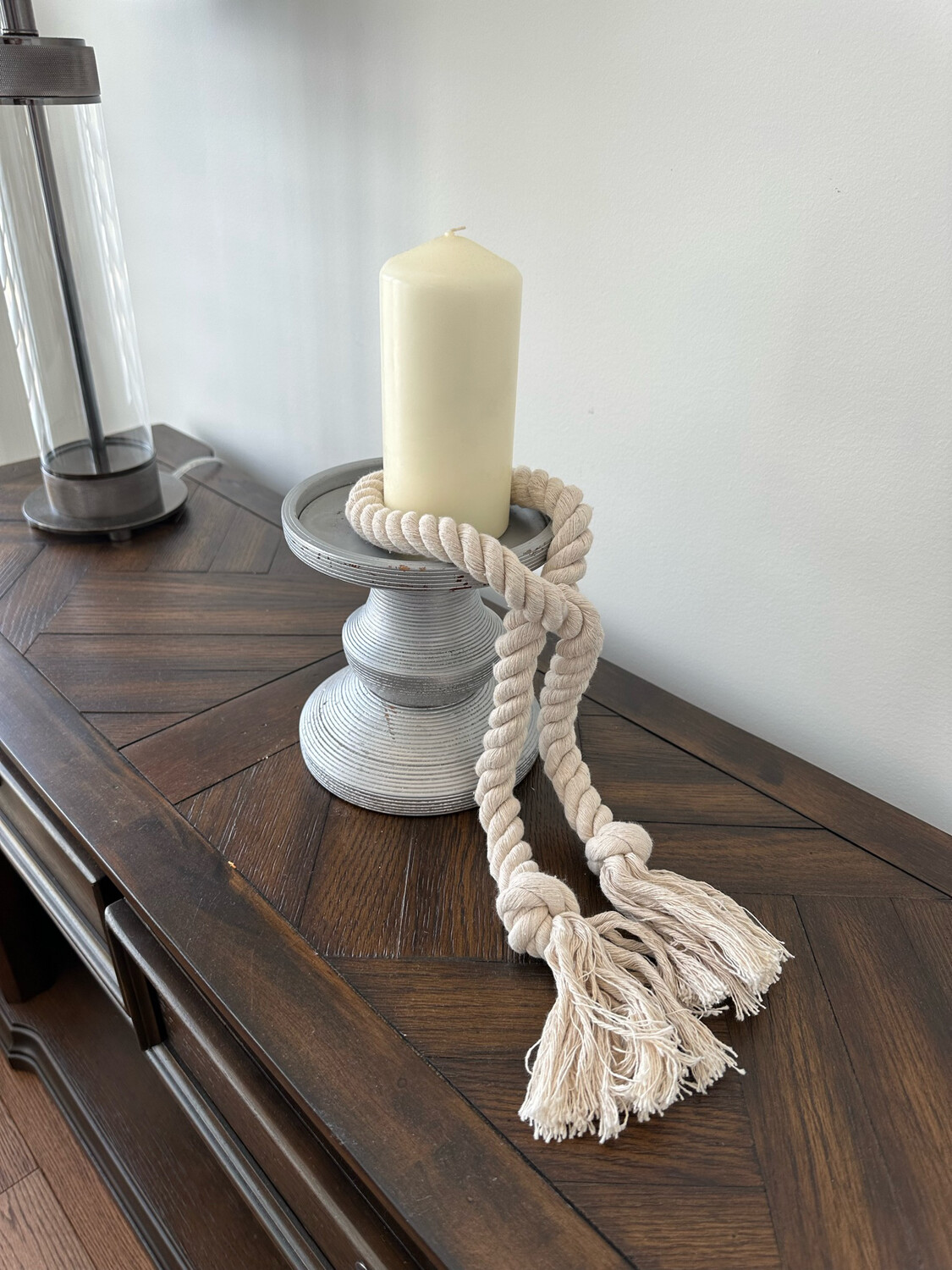 Silver Candle Holder
