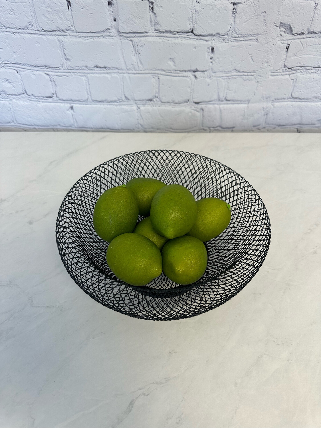 Black Metal Wire Bowl
