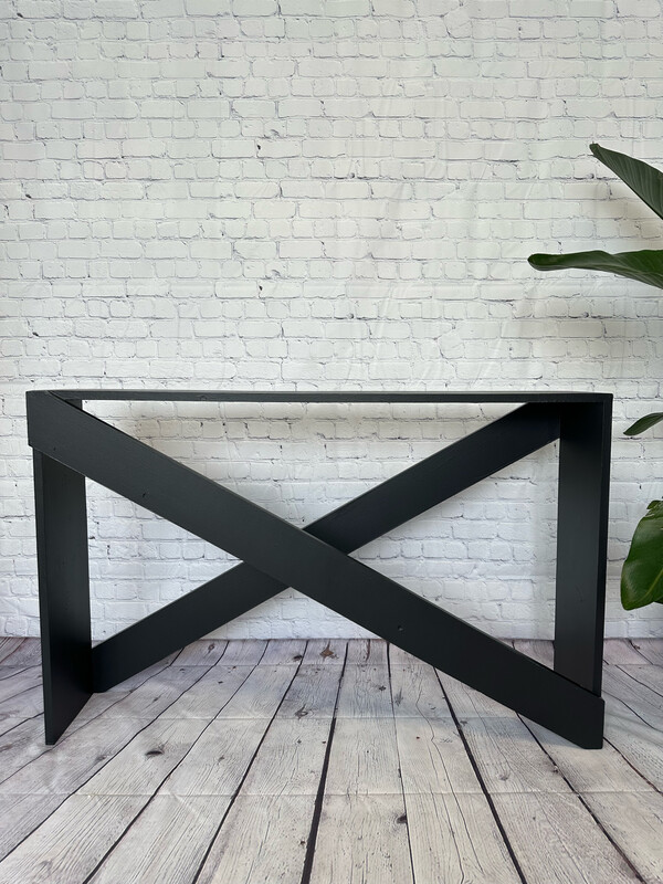 Black Wooden Console Table