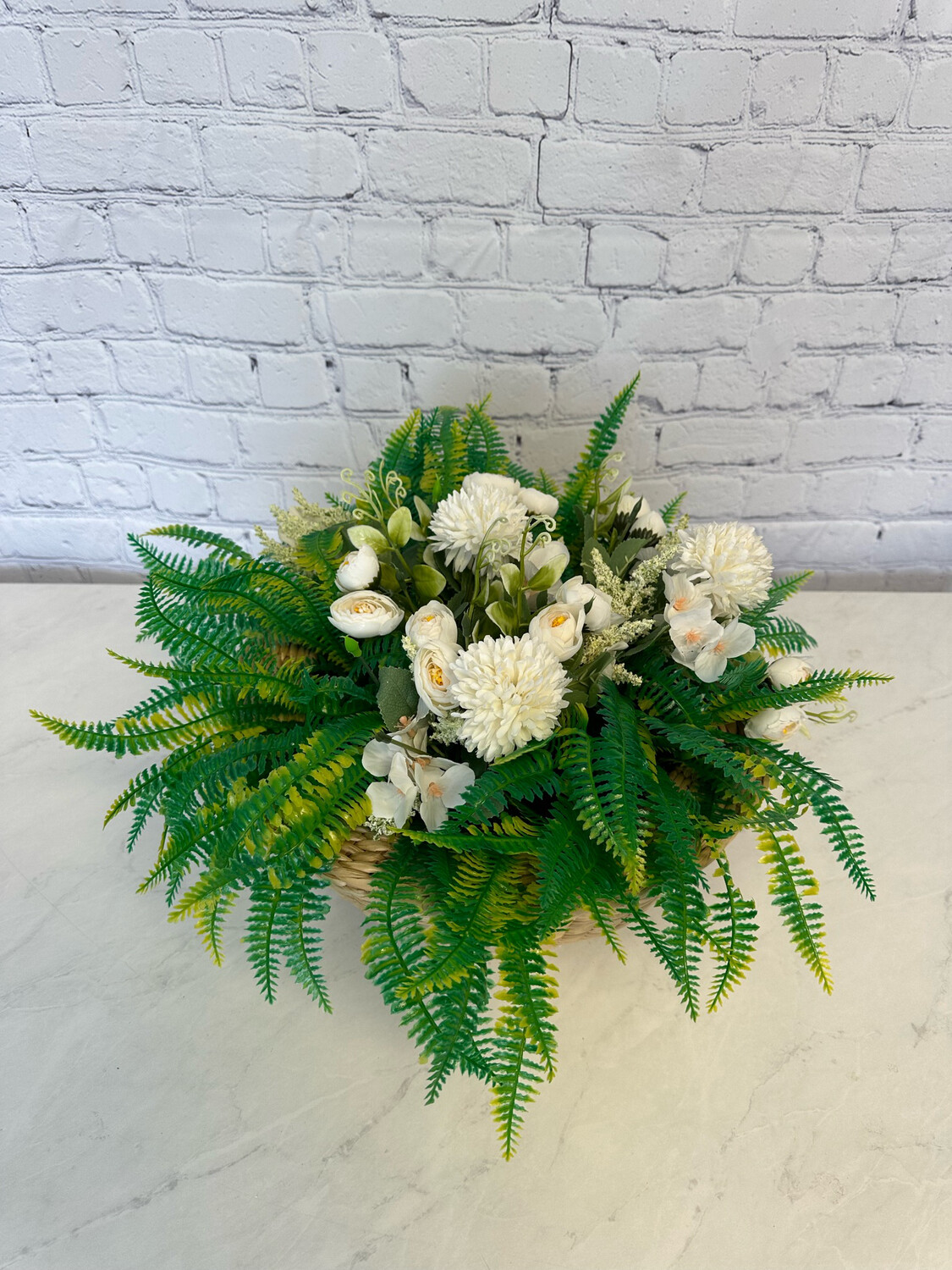 Blonde Wicker Florals