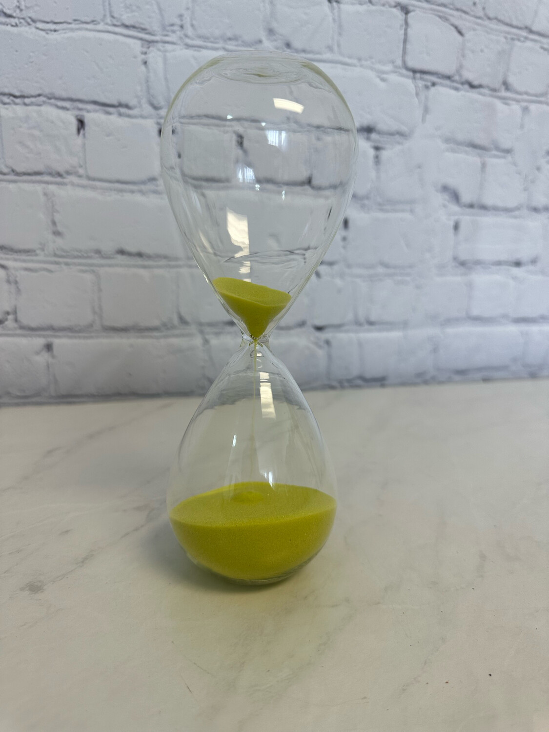 Large Neon Yellow Hourglass