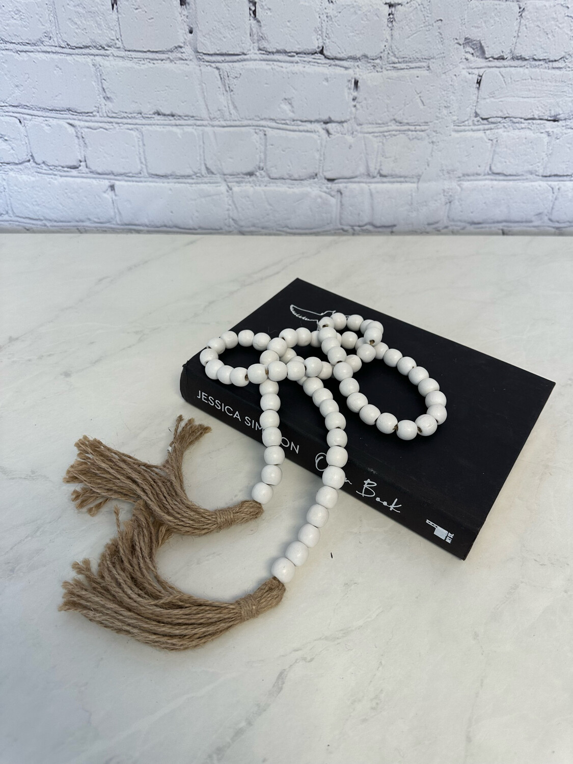 Small White Decorative Table Beads