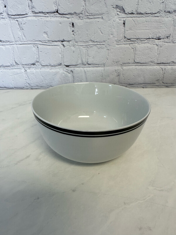 White & Black Bowl - Set Of 2