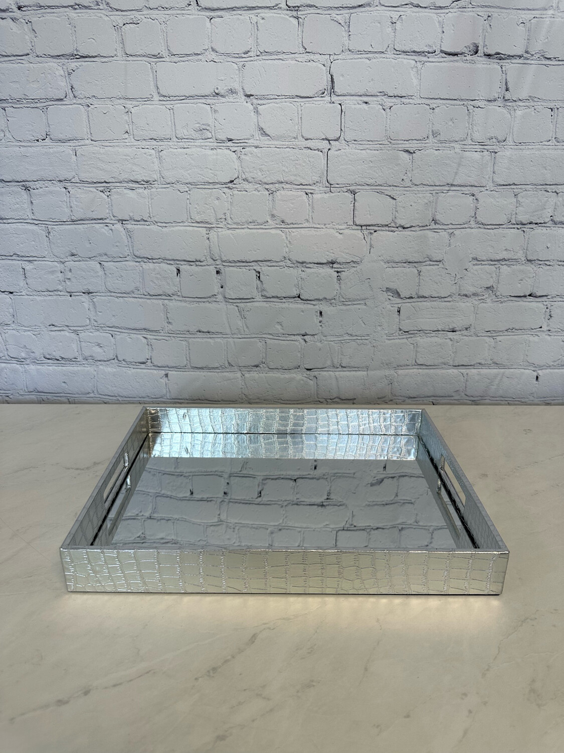 Rectangle Mirrored Tray