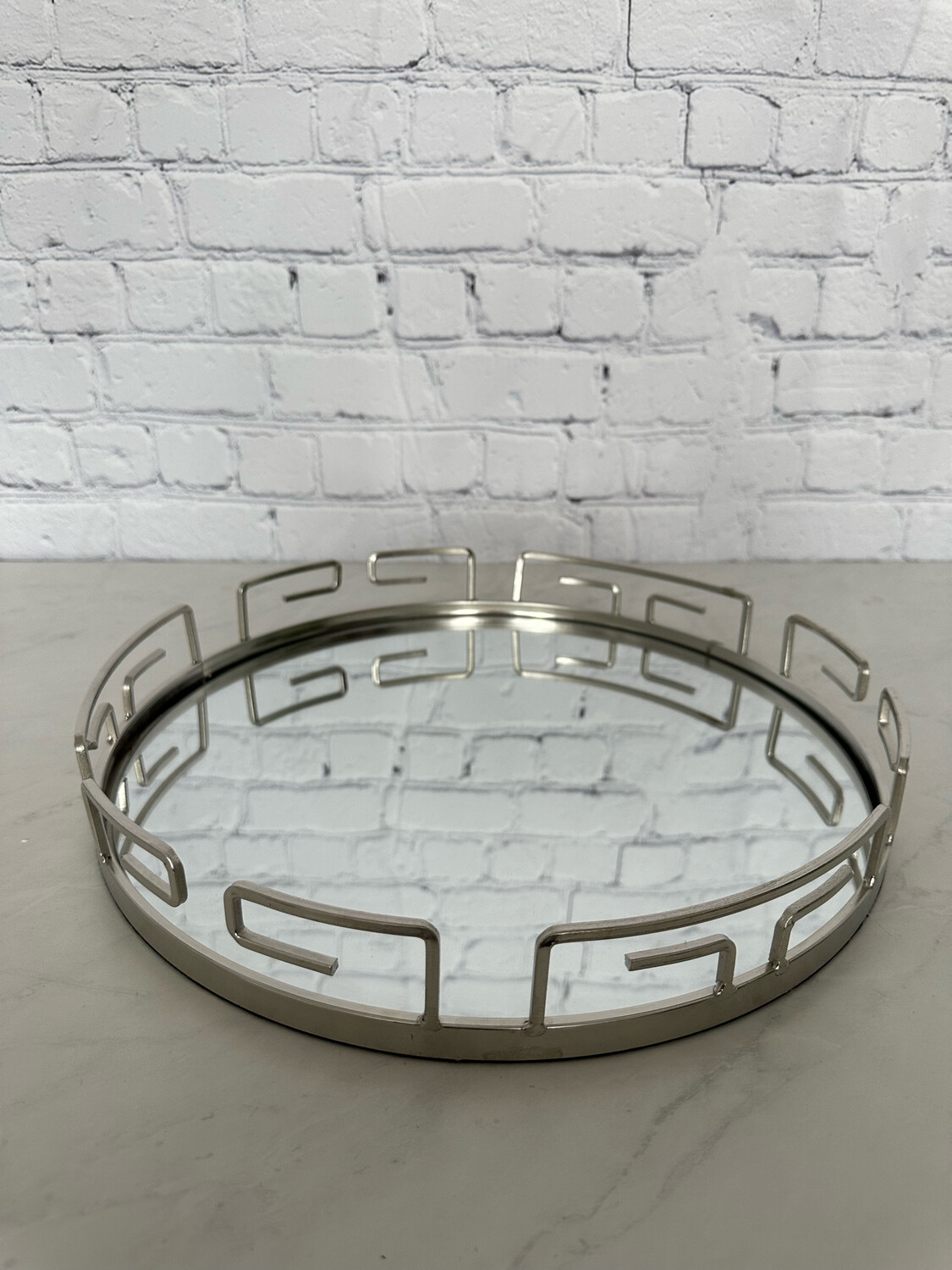 Silver Mirrored Tray