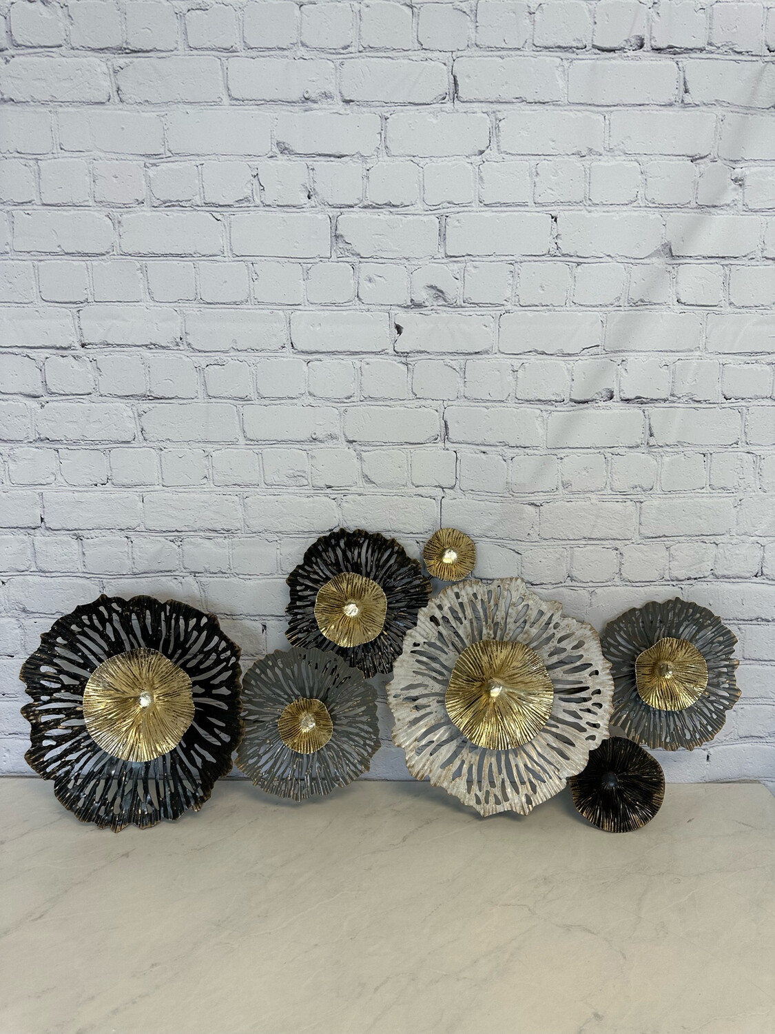 Fan Flower Metal Art