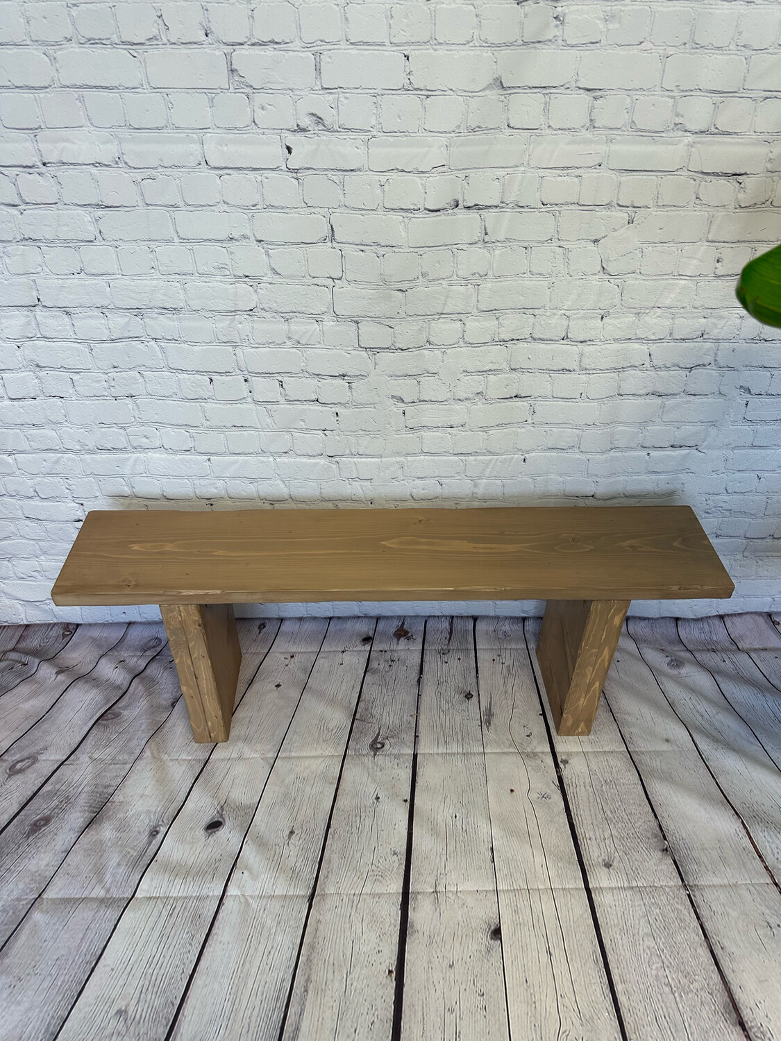 Light Rustic Bench