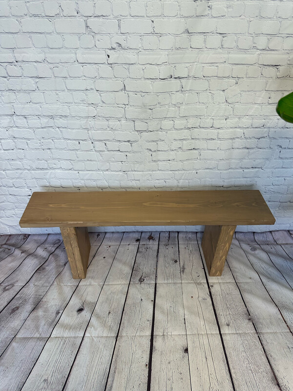 Light Rustic Bench