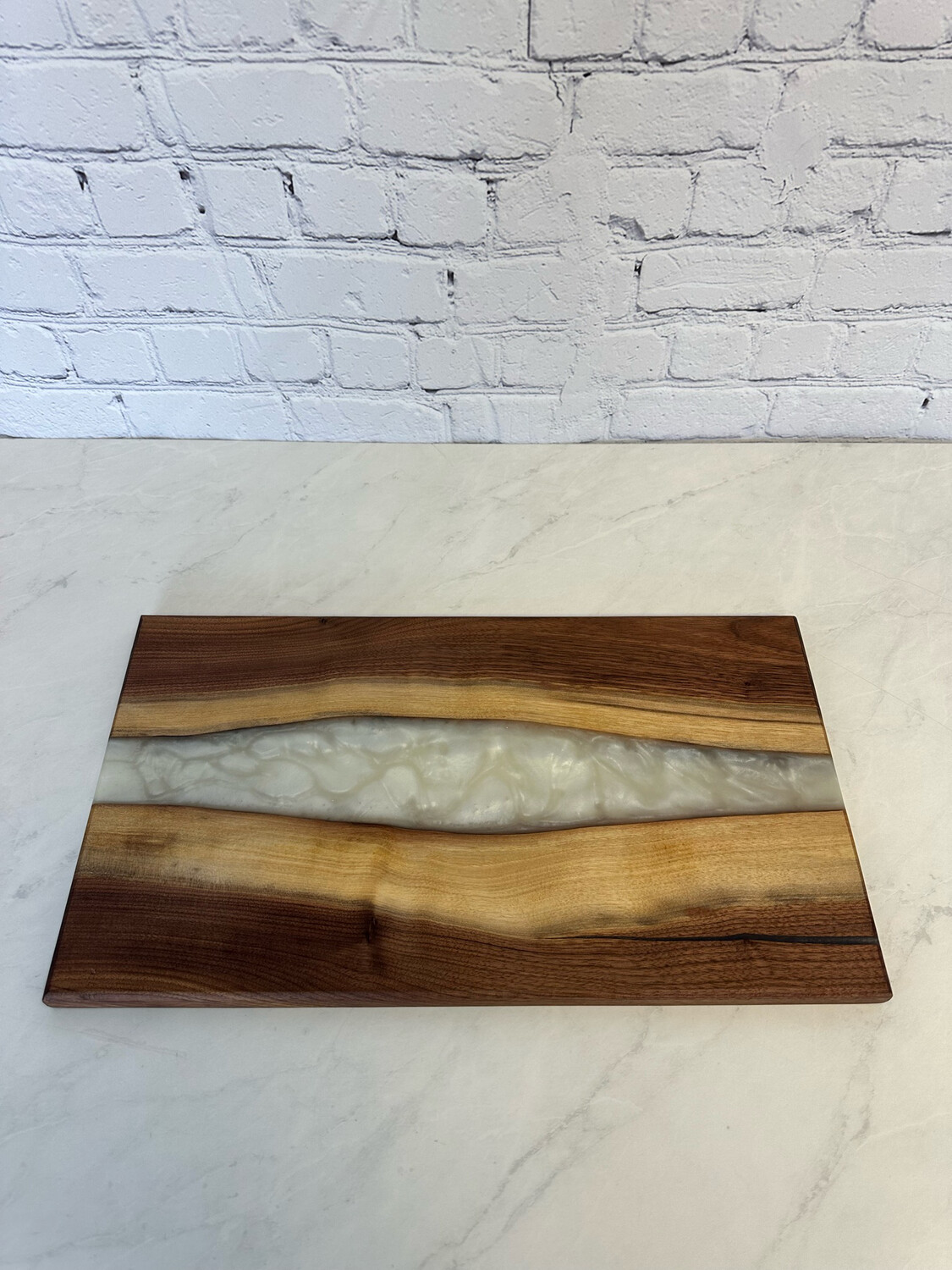 White Epoxy Serving Board