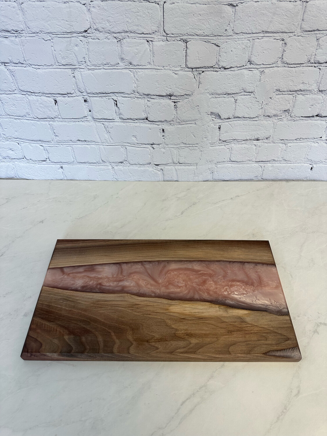 Pink Epoxy Serving Board