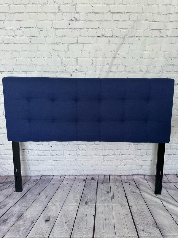 Queen Headboard - Royal Blue Tufted