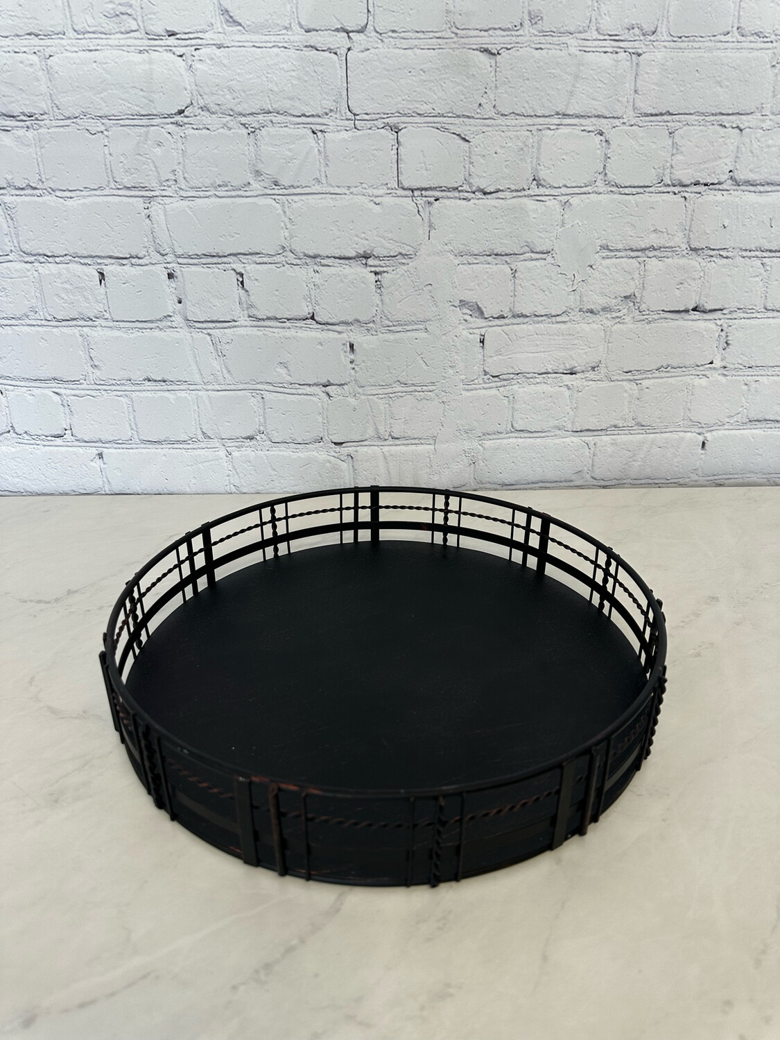 Rustic Metal Tray