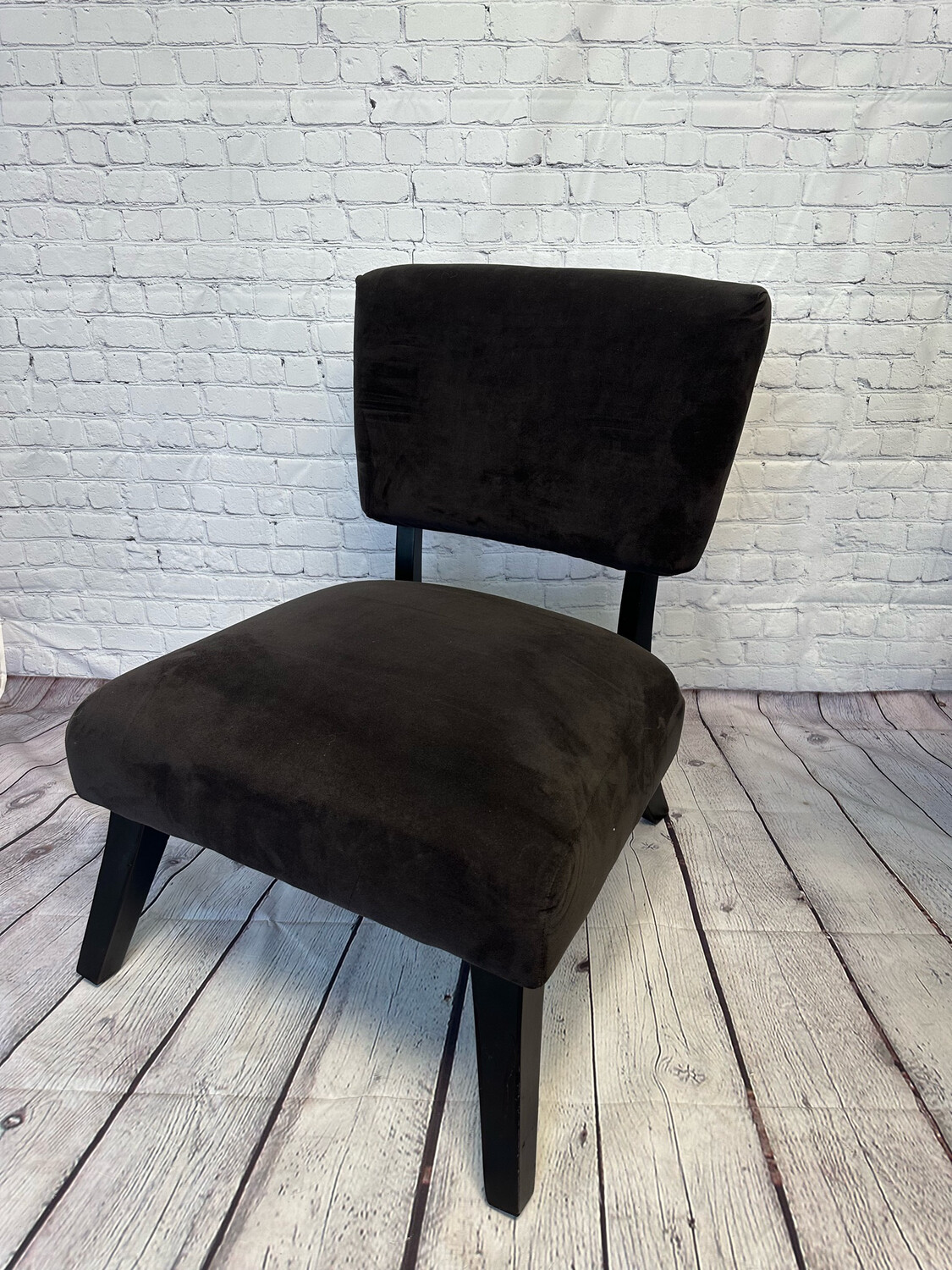 Black Velvet Accent Chair