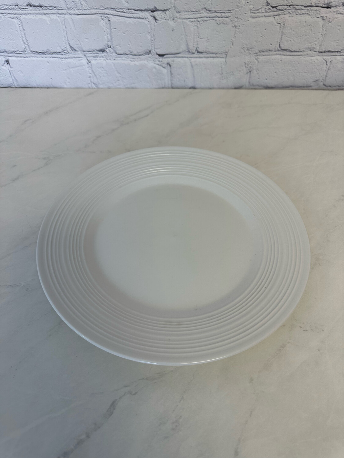 White Dinner Plate - Set Of 2