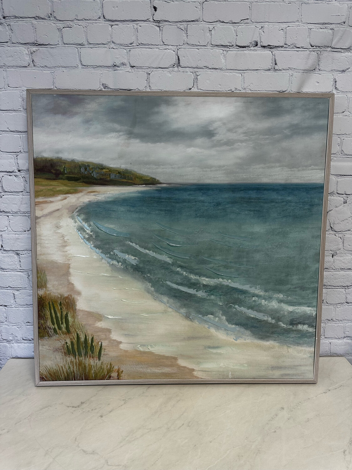 Framed Lake Canvas