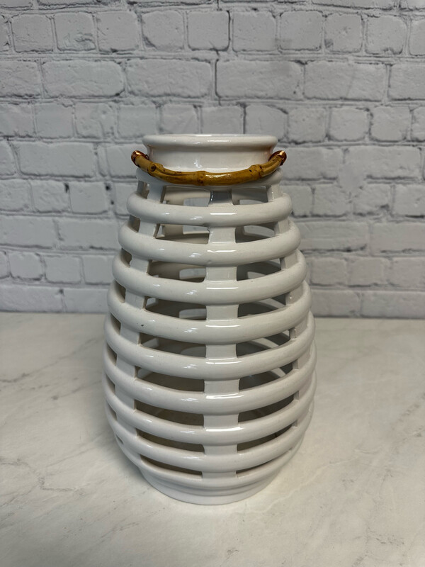 White Ceramic Lantern
