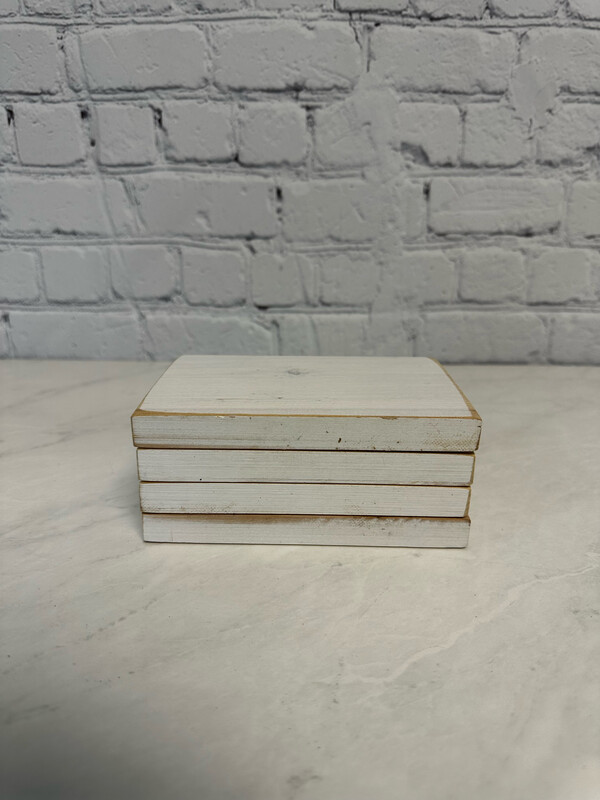 Wooden Book Decor