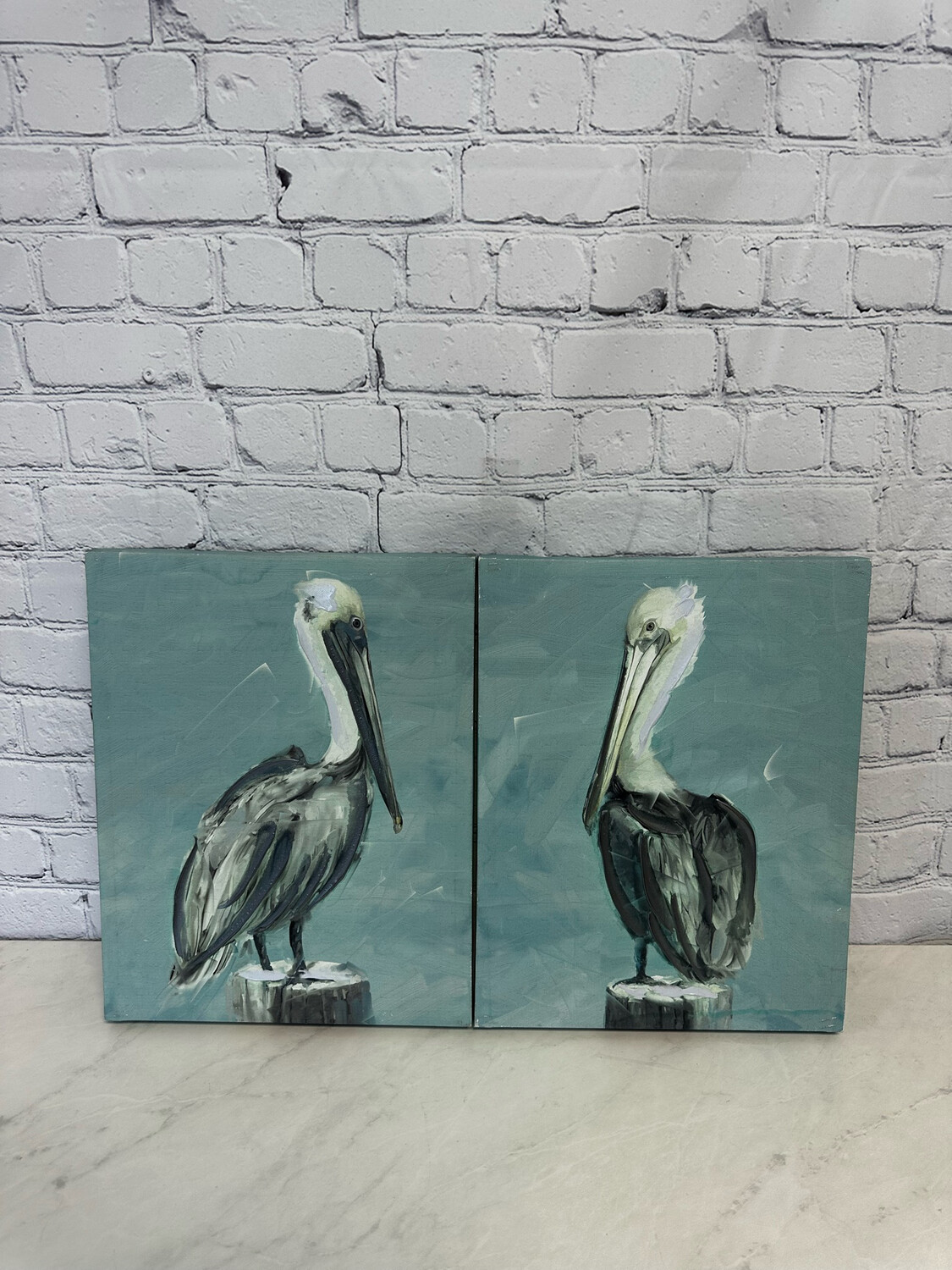 Pelican Canvas - Set Of 2