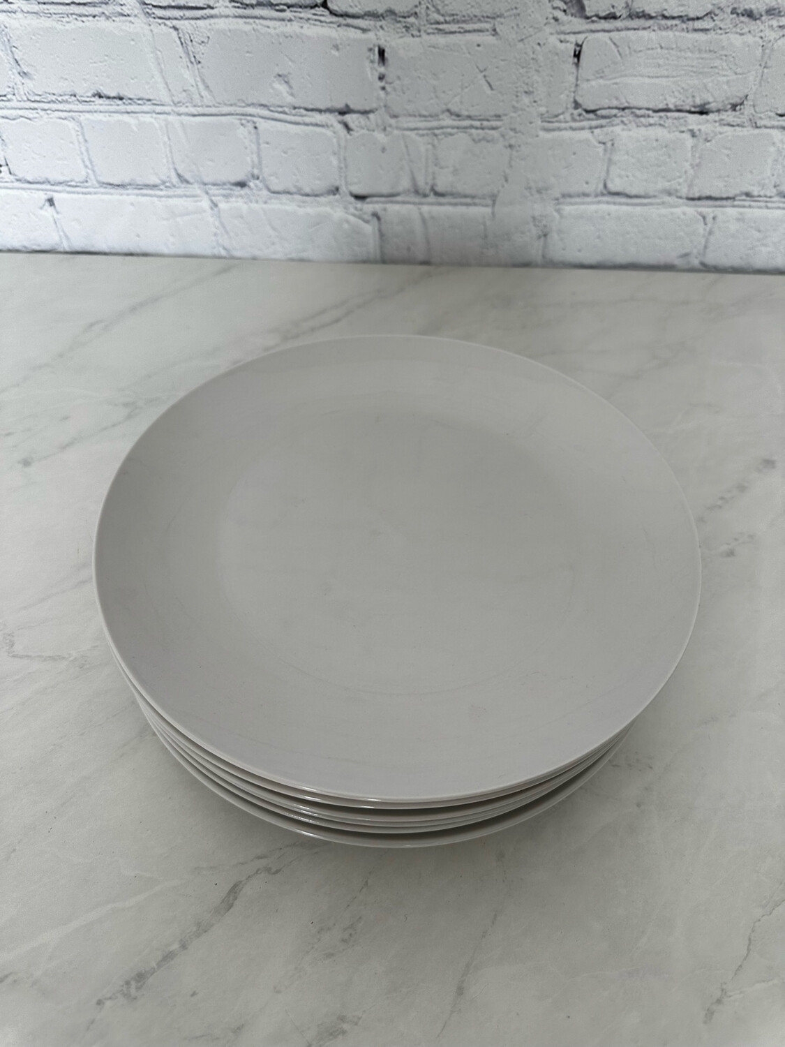 White Dinner Plate - Set Of 2