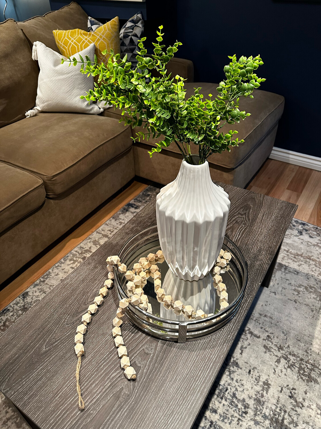 Silver Mirrored Tray