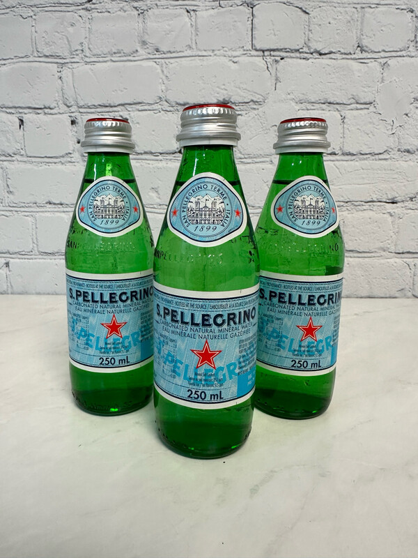 Small San Pellegrino / Perrier - Set Of 3