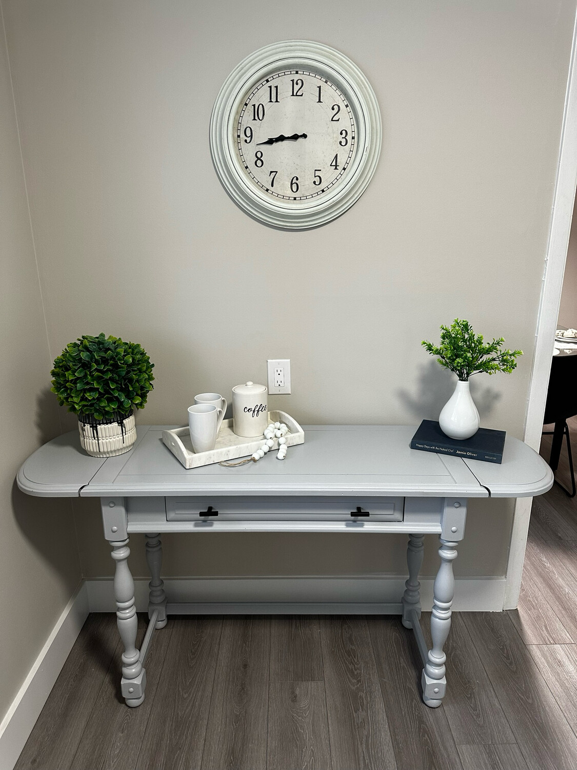 Light Grey Console Table OR Desk