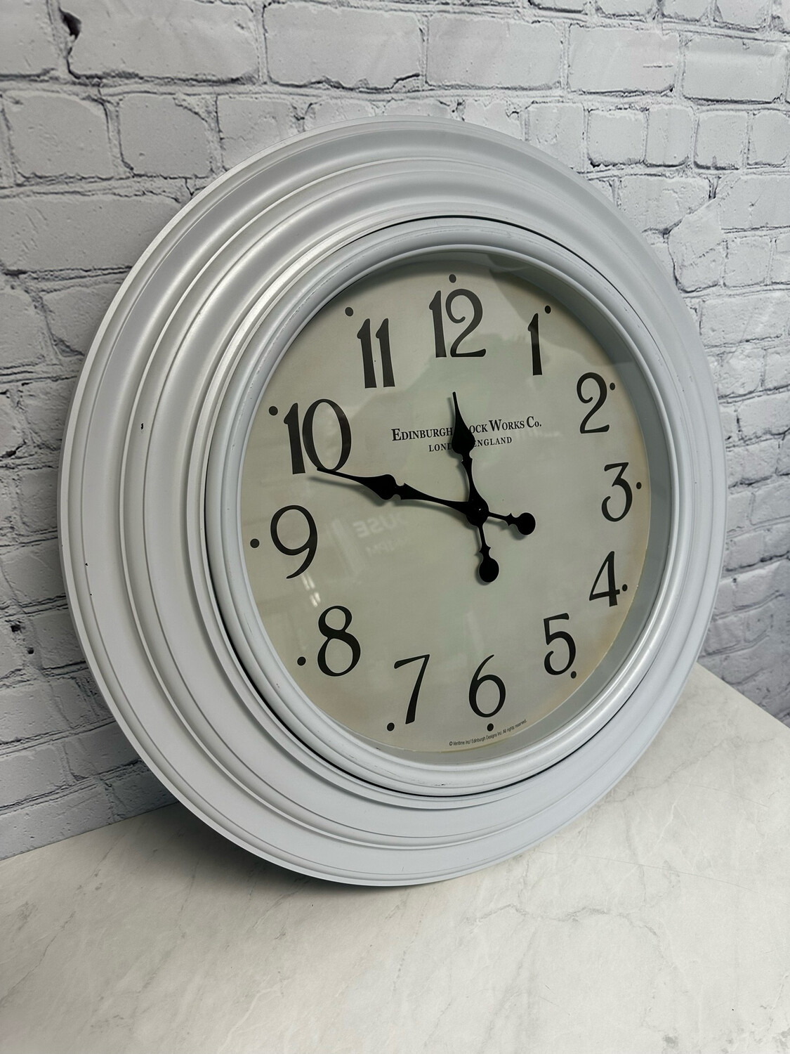 Simple White Clock