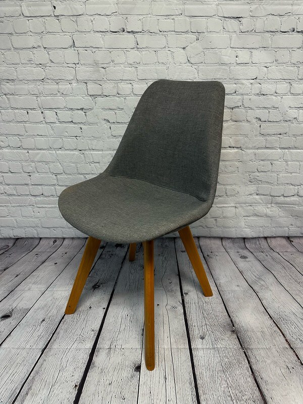 Light Grey Fabric Eiffel Chair - Single