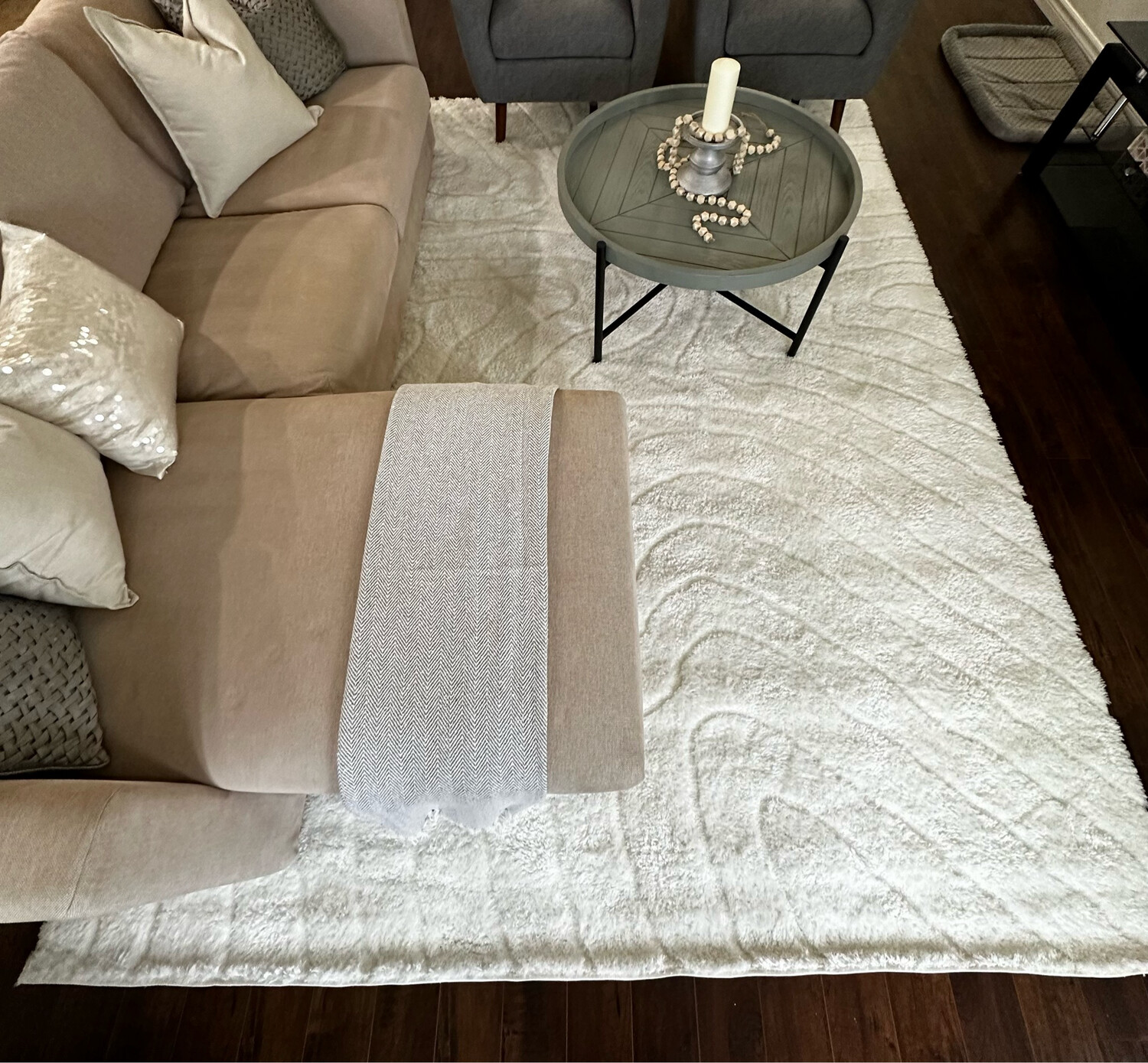 Creamy White Rug 8x10