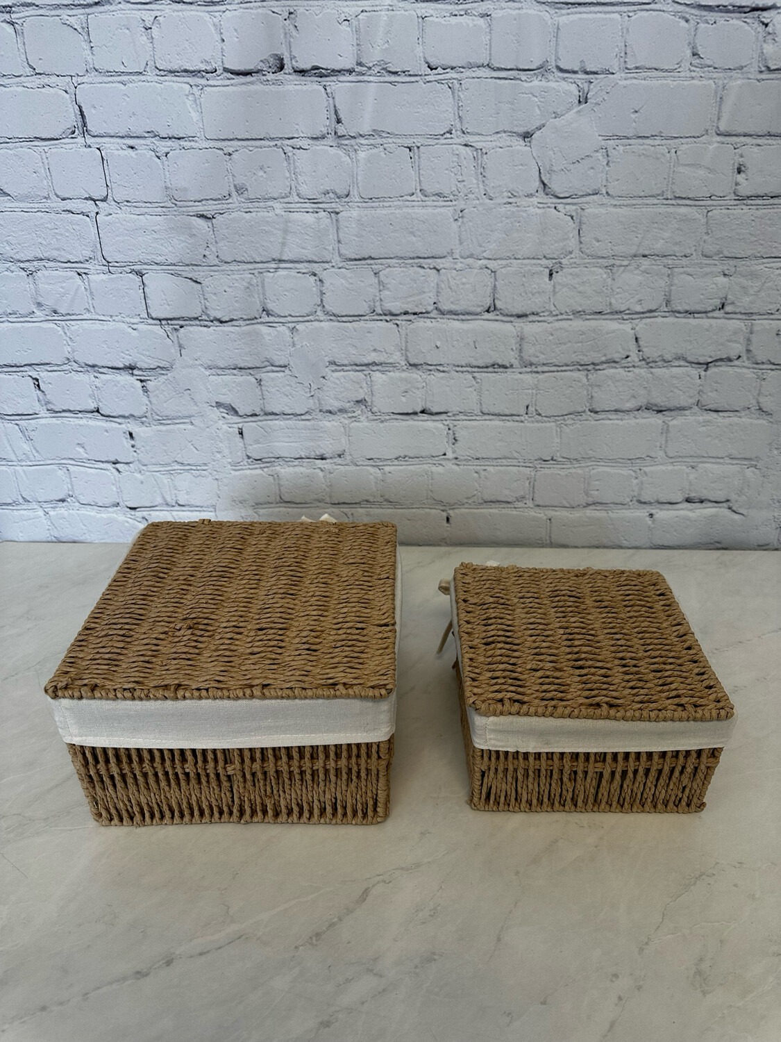 Wicker Basket - Set Of 2