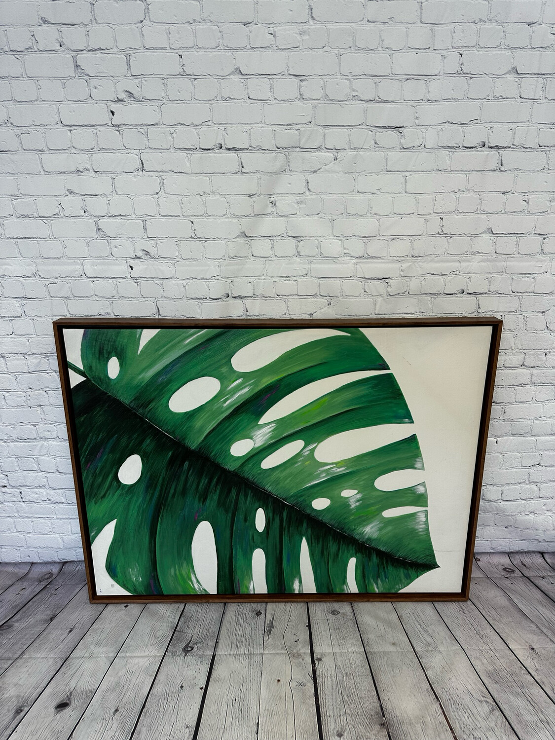 Framed Monstera Art