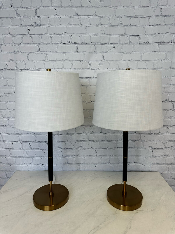 Gold & Black Lamp - Set Of 2
