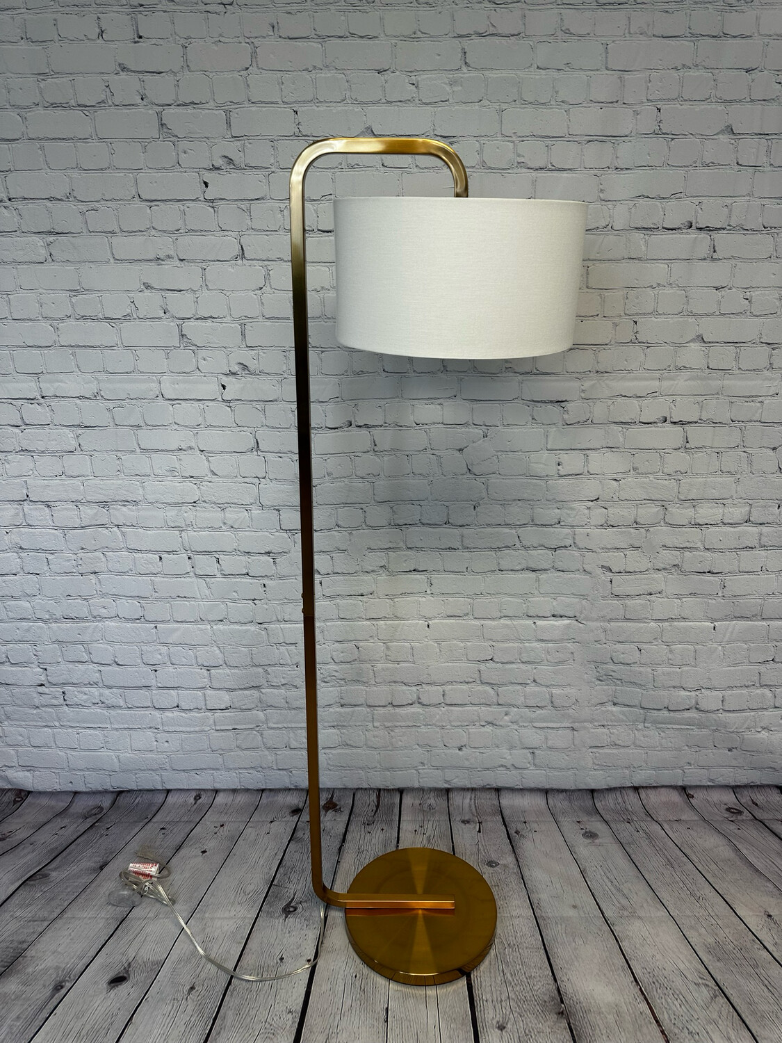 Brushed Gold Floor Lamp