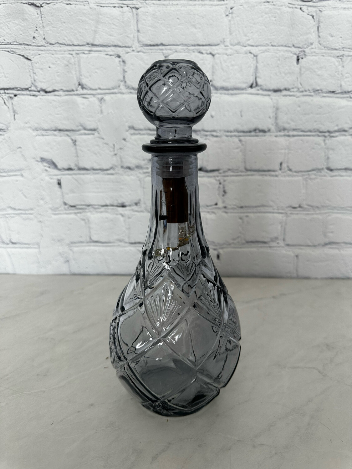 Dark Blue Whisky Decanter