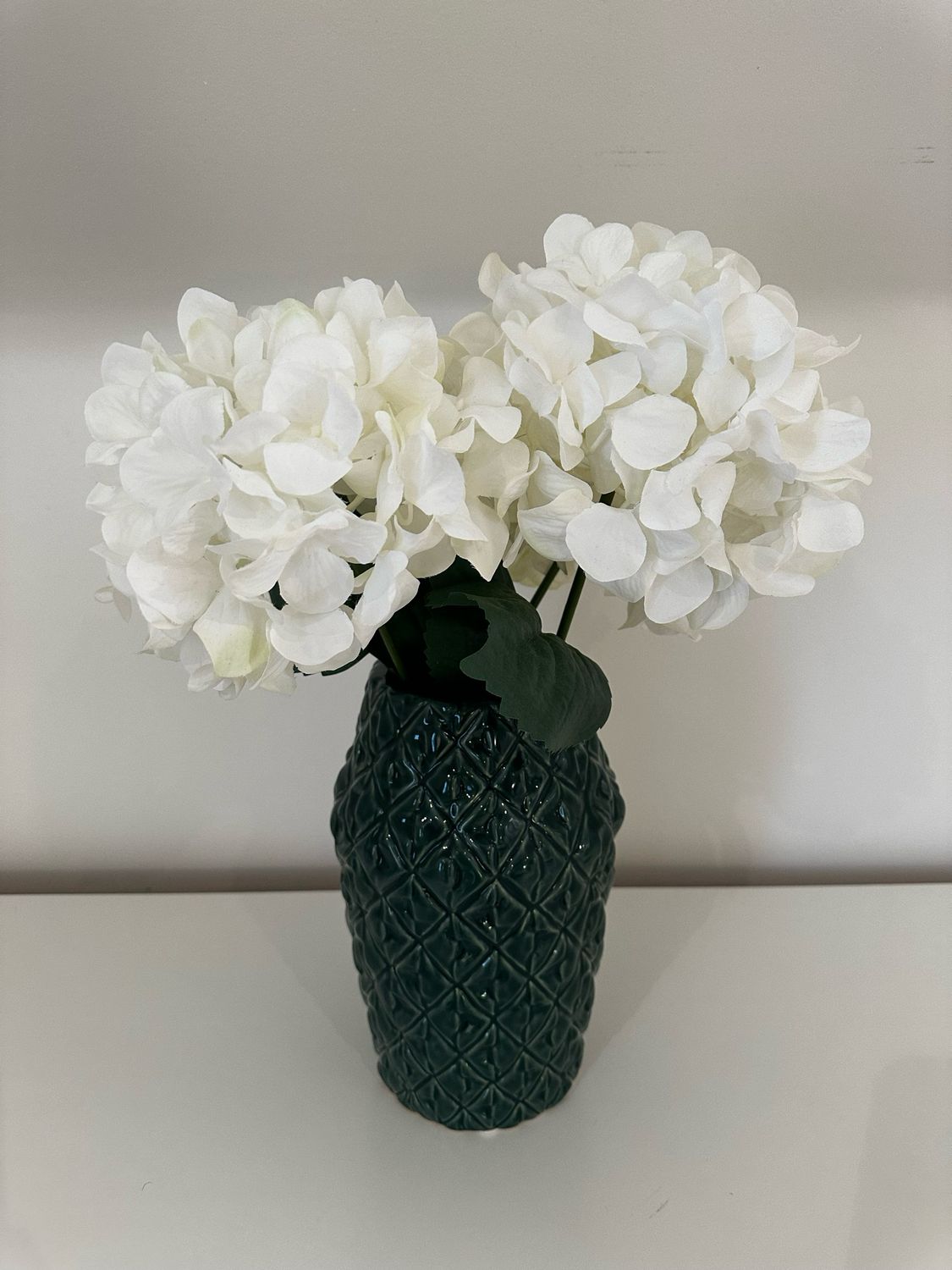 Green Patterned Vase