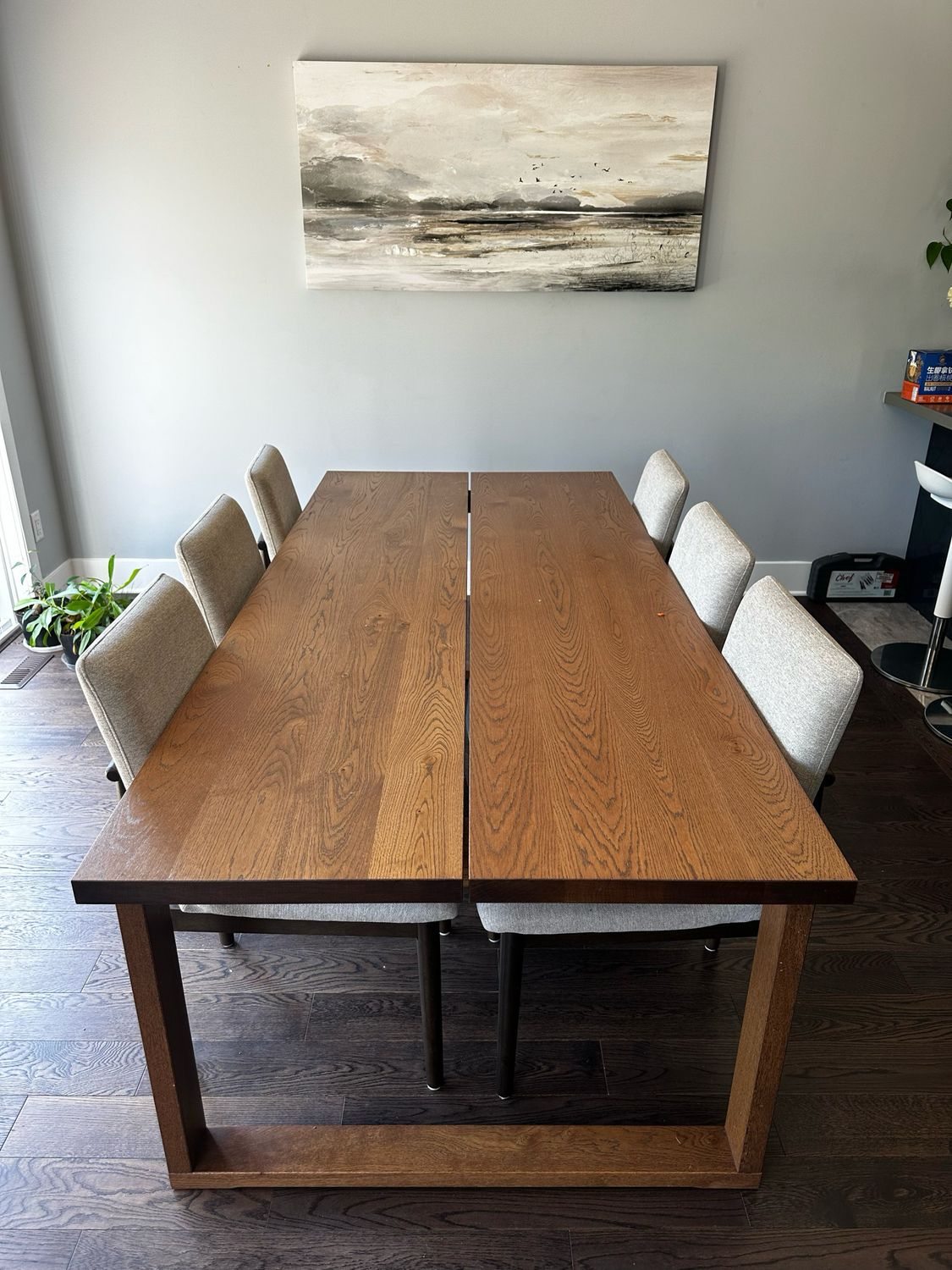 Wooden Dining Table - Seats 6