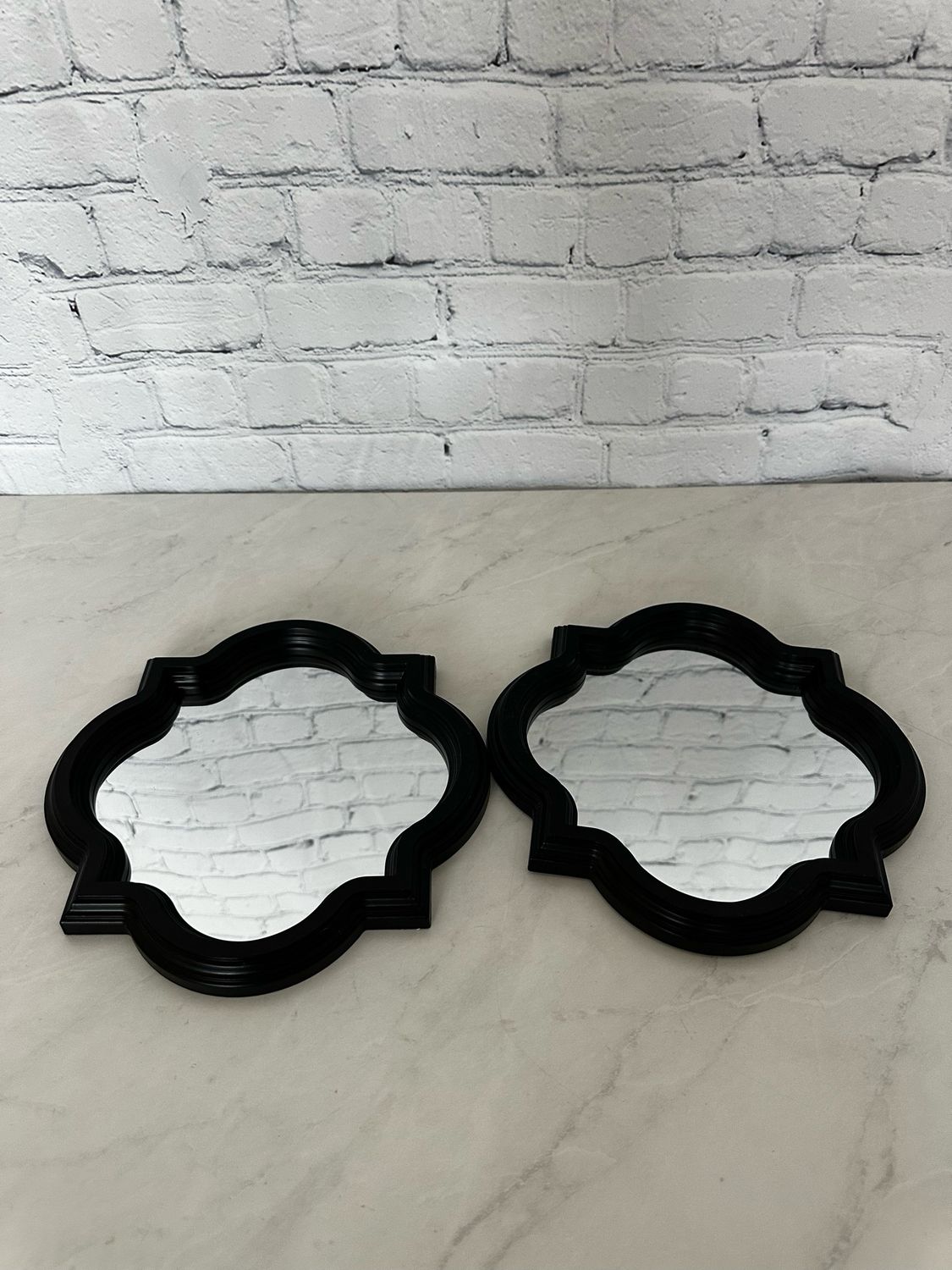 Black Accent Mirror - Set Of 2