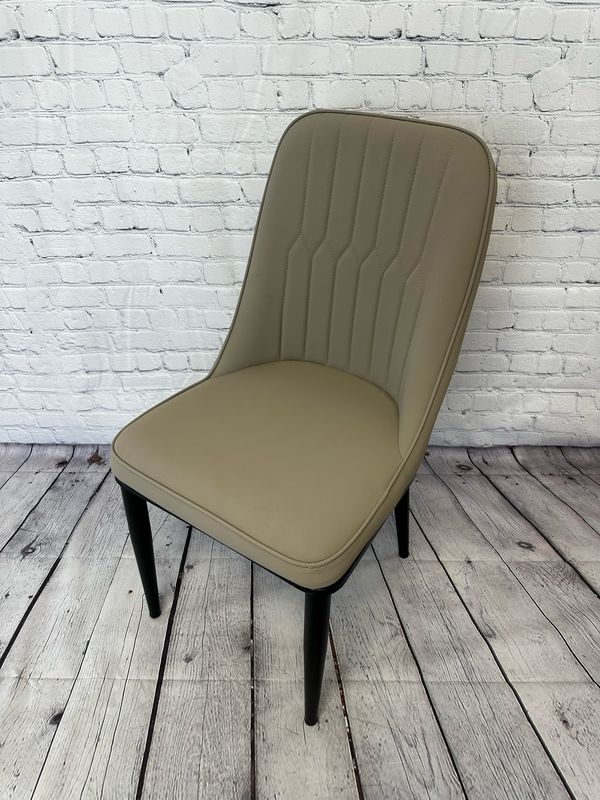 Beige Leather Chair - Single