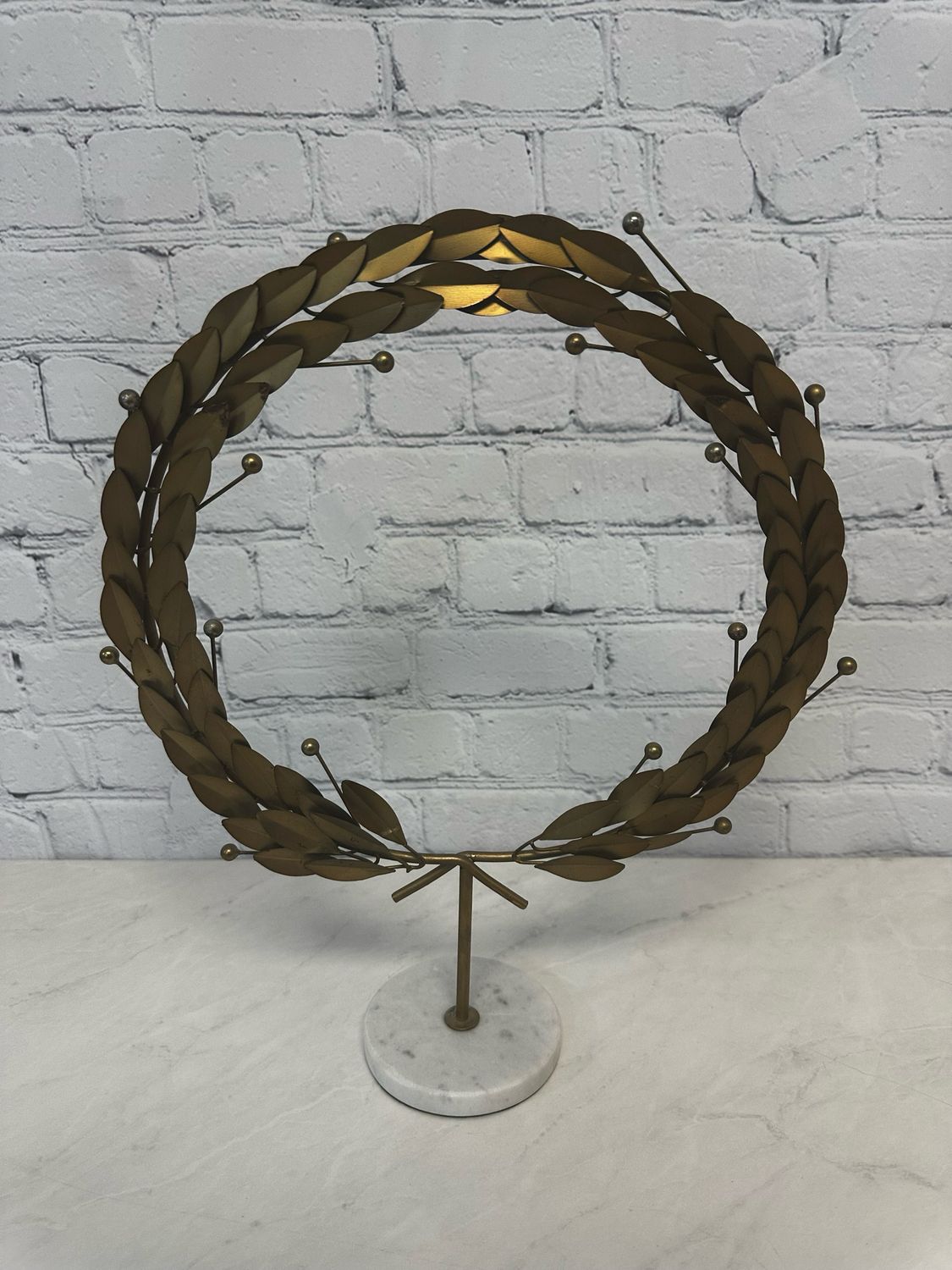 Gold Marble Statute