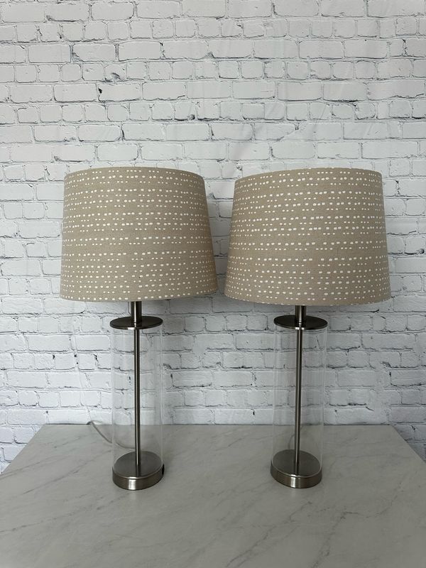 Keep It Simple Clear Lamp - Set Of 2