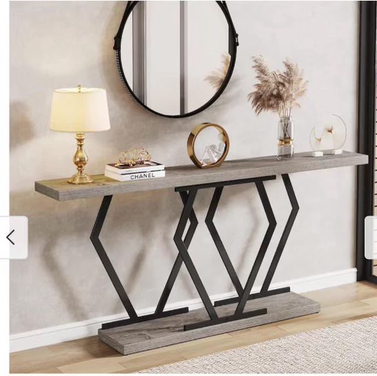 Large Wooden Console Table