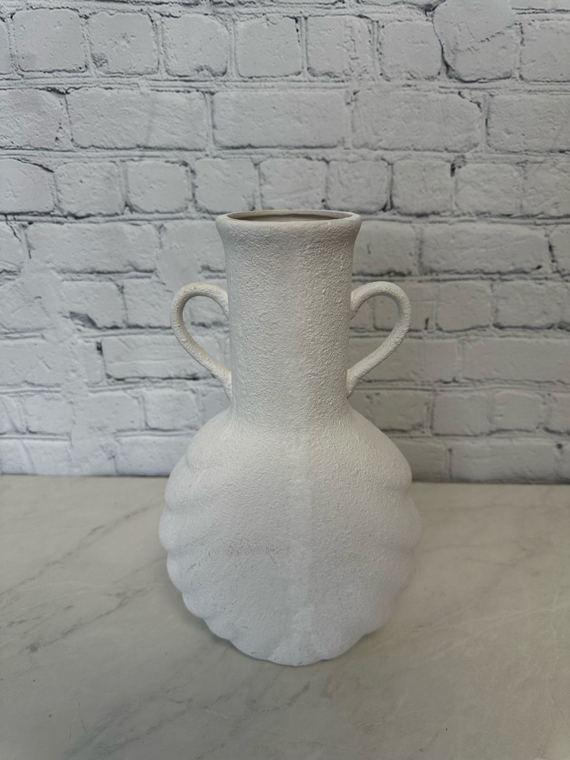 Large White Decorative Vase