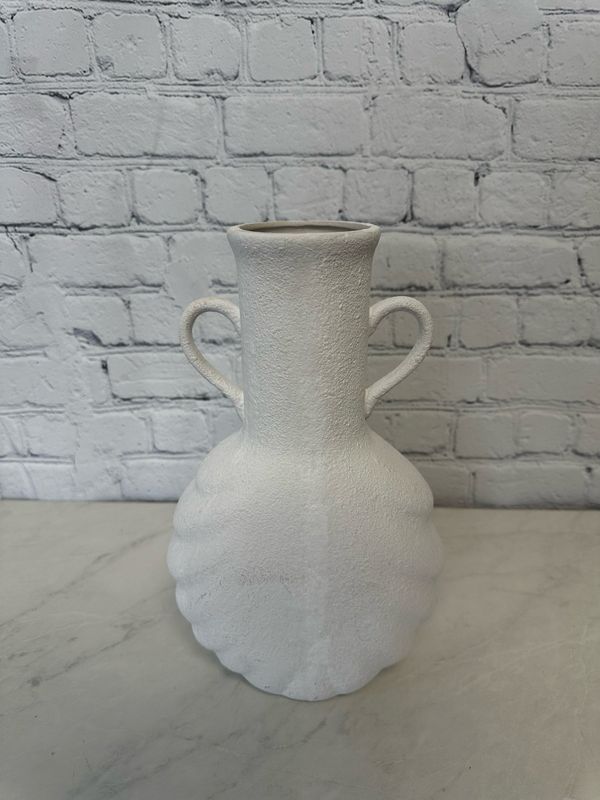Large White Decorative Vase