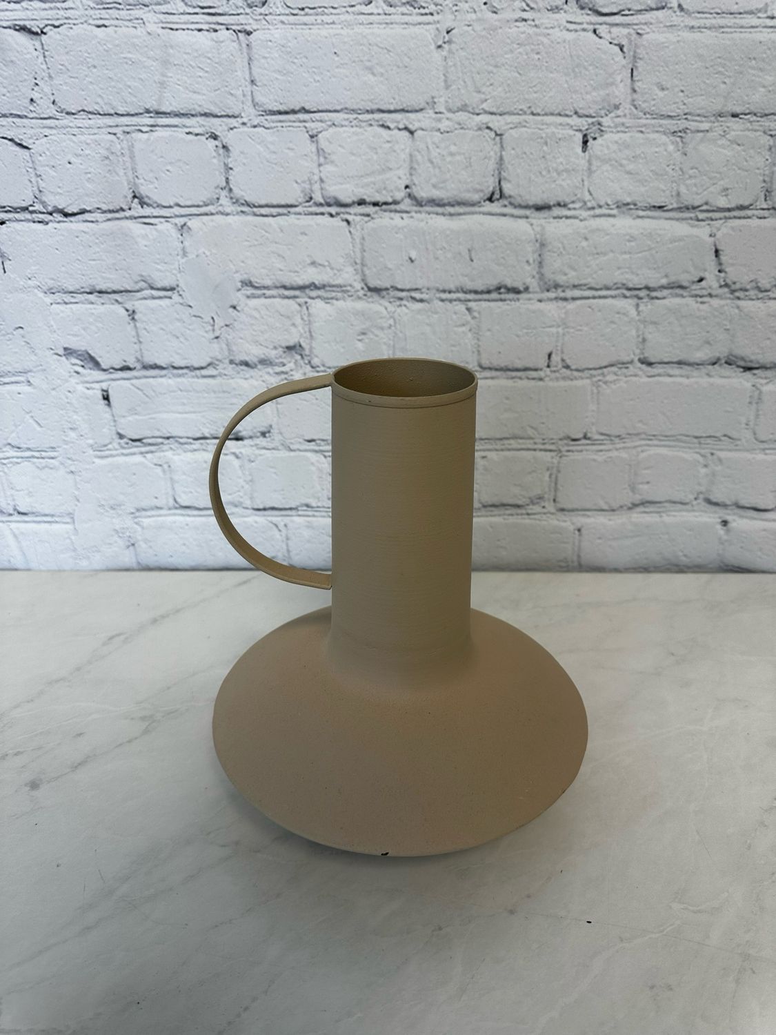 Medium Beige Decorative Vase