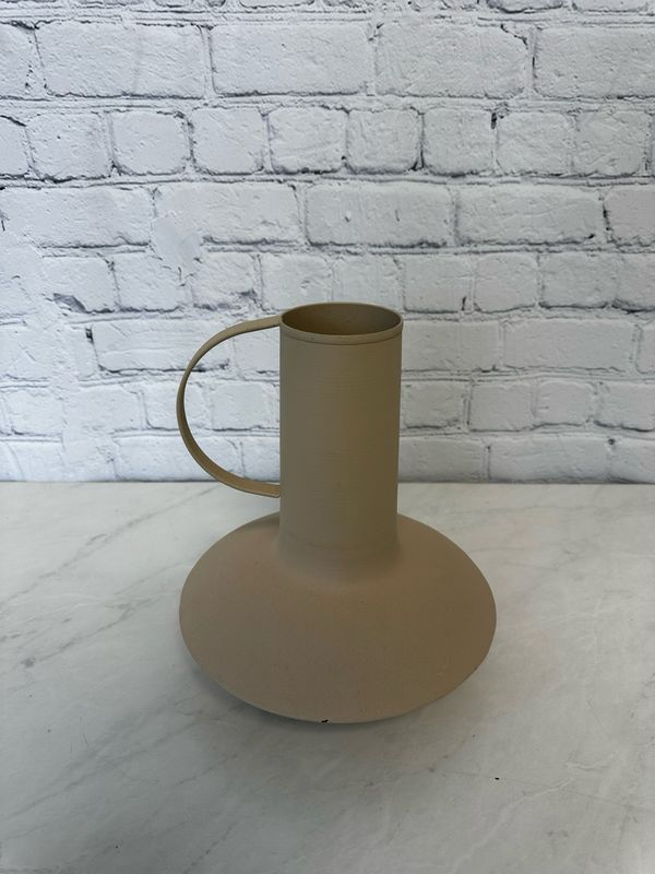 Medium Beige Decorative Vase
