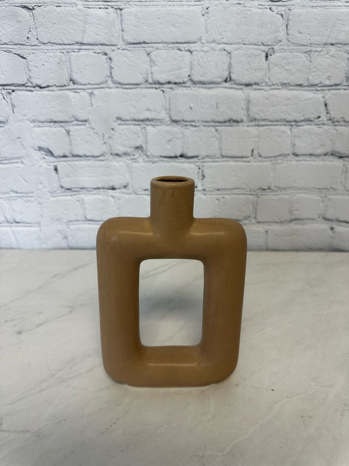 Small Beige Decorative Vase